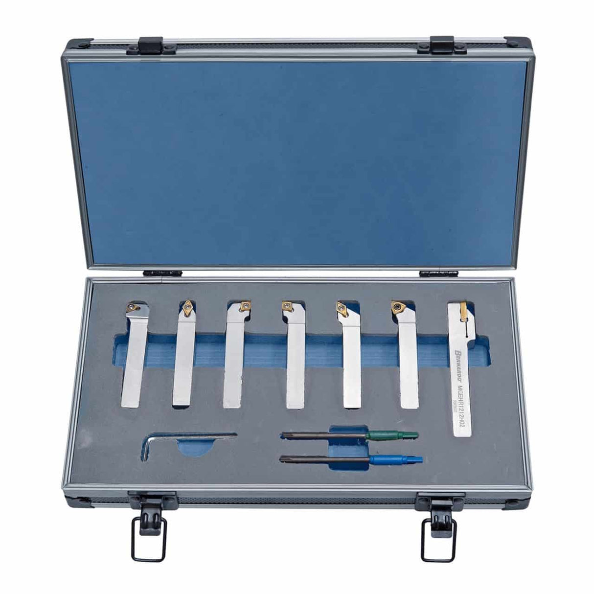 Utensile da taglio Bernardo da tornio con rivestimento in stagno, 12 mm, kit N
