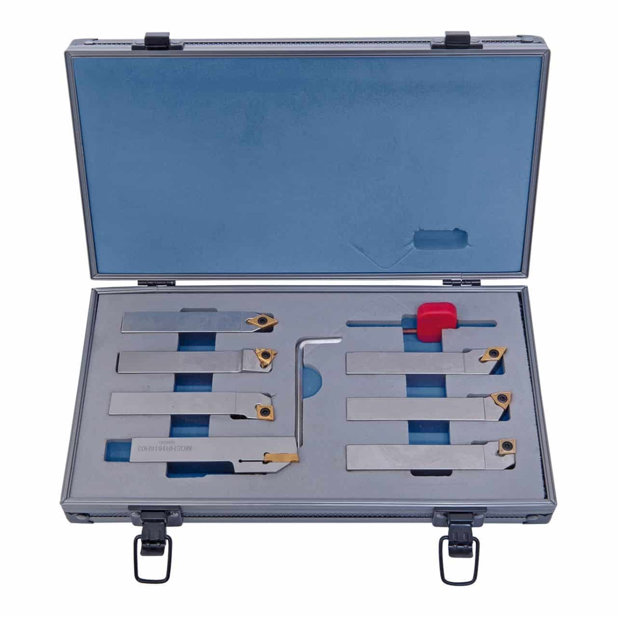 Bernardo Schneidwerkzeugsatz 7 TiN 16 mm Drehmeißel mit Hartmetalleinsätzen - Kit O 44-3078