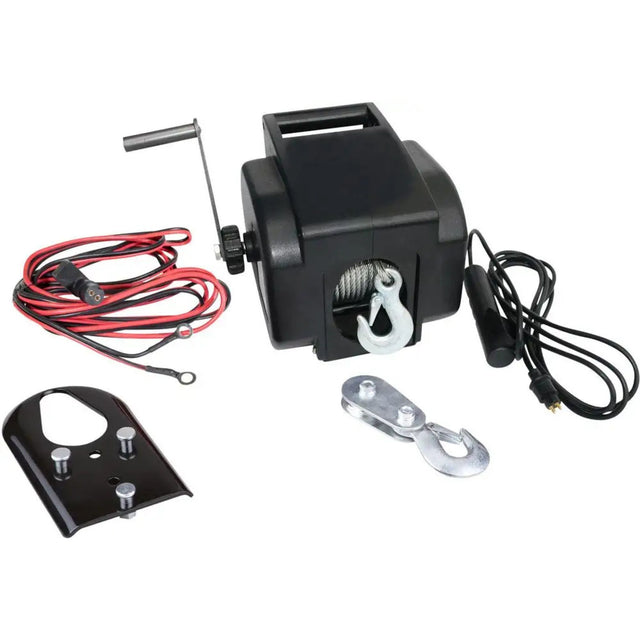 Tiraggio automatico 12 V con telecomando cavo, ideale per officina mobile e carrozzeria