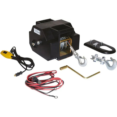Tiraggio automatico 12 V con aggancio rimorchio per soccorso stradale e forestale pesante