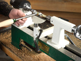 Combo Record Power Pathfinder – Tischdrechselbank mit Spannfutter, Spannzangen und Bettverlängerung