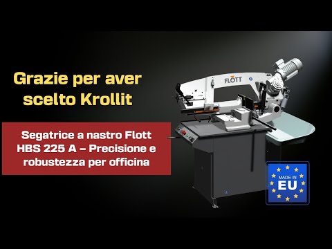 Sega a nastro per metallo Flott trice a nastro HBS 225 A