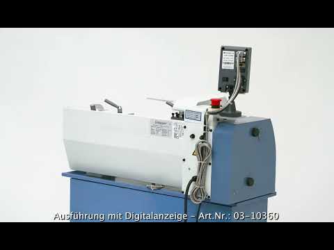 Bernardo Profi 400 V Metalldrehmaschine – Spitzenweite 400 mm, Ø 200 mm auf der Werkbank, Spindelbohrung Ø 20 mm, MT 3 Kegel, 0,6 kW 230 V Einphasenmotor, digitale Drehzahlanzeige, Gewicht 65 kg