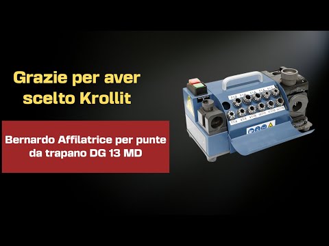 Affilatrice per punte da trapano Bernardo DG 13 MD – 230V con dispositivo assottigliamento