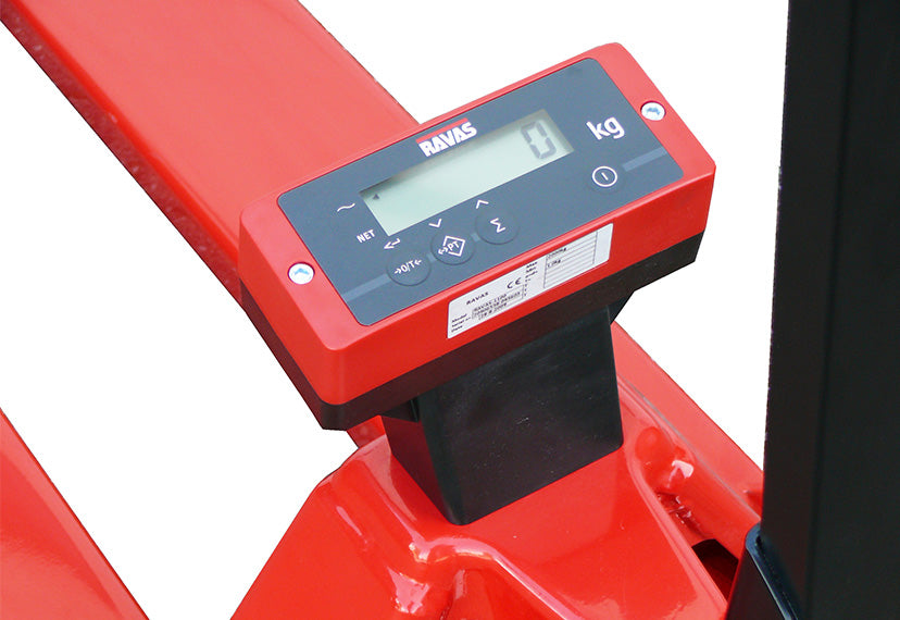 RAVAS 1100 Palettenwagenwaage – Basiswägung, 2.000 kg Tragfähigkeit, Schutzart IP67