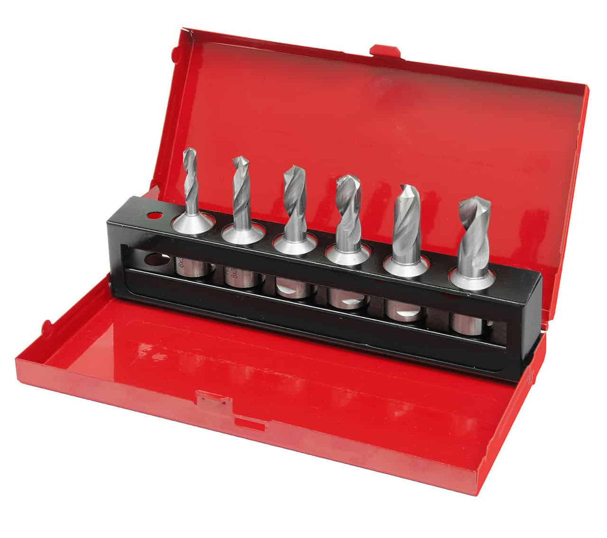 Bernardo Schneidwerkzeug-Set mit HSS-Bohrern, 6 - 13 mm, Bohrtiefe 30 mm, 6-teilig