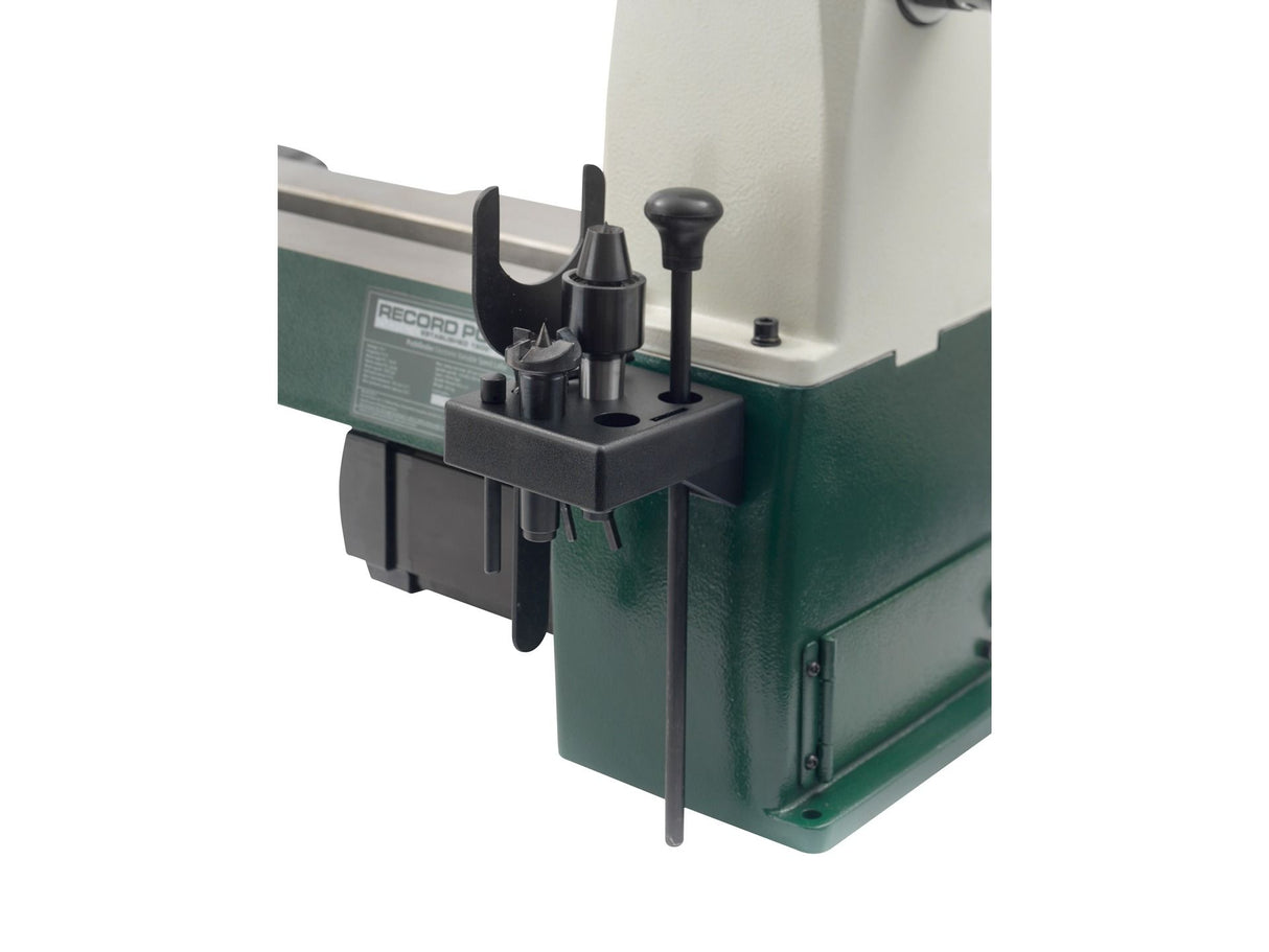 Combo Record Power Pathfinder – Tischdrechselbank mit Spannfutter, Spannzangen und Bettverlängerung