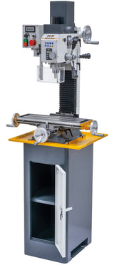 Trapano-fresatrice M4P MD 20 Vario su basamento SMD 2 (accessorio opzionale) con anta aperta