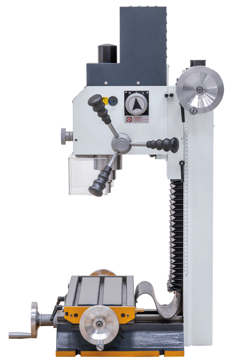 Trapano-fresatrice M4P MD 20 Vario, vista di profilo dal lato destro